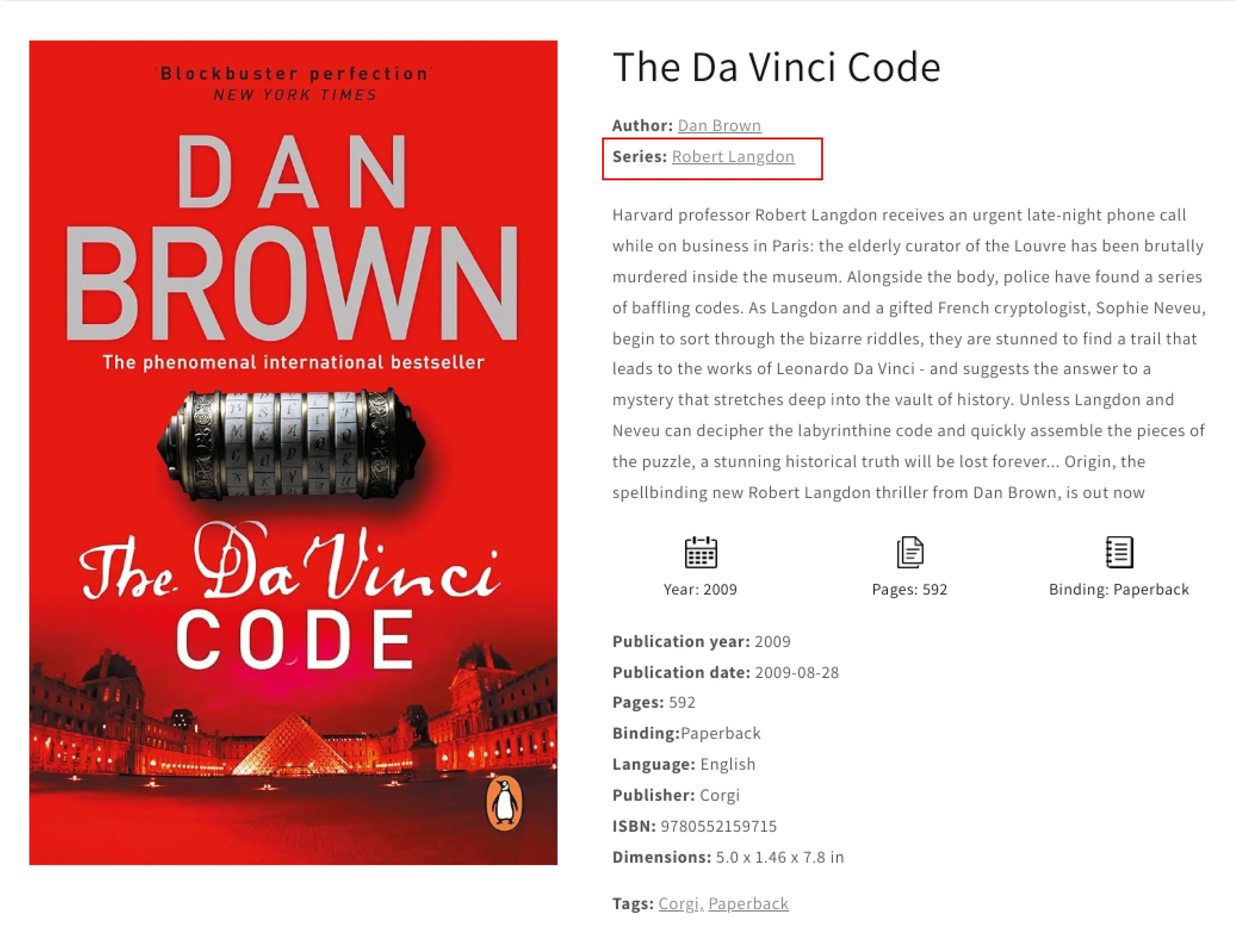 Shopify Dan Brown book